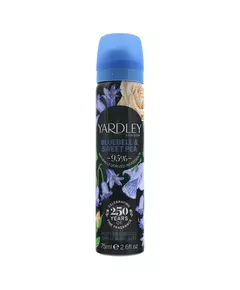 Ароматический спрей для женщин Yardley Bluebell and Sweetpea, 75 мл
