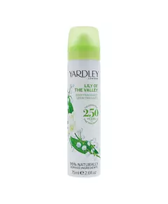 Ароматический спрей для женщин Yardley Lily Of The Valley, 75 мл