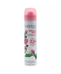 Ароматический спрей для женщин Yardley English Rose, 75 мл