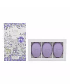 Набір масажного мила Woods Of Windsor Lavender, 3 штуки