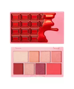 Палетка тіней для повік I Heart Revolution Cherry Mini Chocolate 8 відтінків, 10,2 г