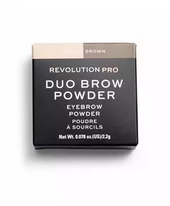 Пудра для брів Makeup Revolution REVOLUTION PRO Medium Brown, 2,2 г