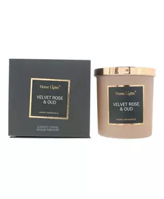 Ароматична свічка Home Lights Velvet Rose & Oud, 215 г