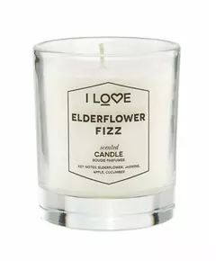 Ароматическая свеча I Love Elderflower Fizz Raspberry, 160 г