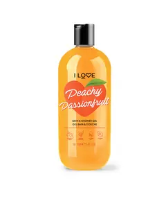 Зволожувальний гель для душу для всіх типів шкіри I Love Peachy Passionfruit, 750 мл