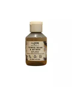 Зволожувальний гель для душу I Love Naturals Collection Vegan Tonka Bean & Myrrh Для всіх типів шкіри, 125 мл