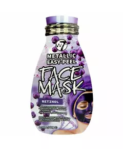 Отшелушивающая маска-плёнка для лица W7 Metallic Easy-Peel Retinol, 10 г