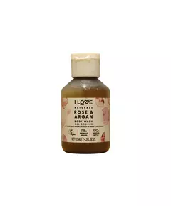 Зволожувальний гель для душу I Love Naturals Collection Vegan Rose & Argan Для всіх типів шкіри, 125 мл