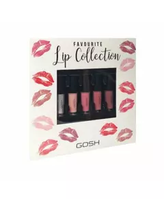 Набір рідких губних помад GOSH Favorite Lip Collection, 5 штук
