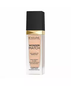 Рідка тональна основа Eveline Cosmetics Wonder Match Skin Absolute Perfection 16 Light Beige, 30 мл