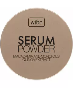 Розсипчаста фіксувальна пудра Wibo Serum Powder Macadamia Quinoa Transparent, 10 г