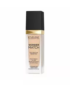 Рідка тональна основа Eveline Cosmetics Wonder Match Skin Absolute Perfection 11 Almond, 30 мл