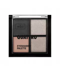 Палетка тіней для повік Wibo Quattro 04, 6 г