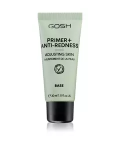 Жидкая база под макияж GOSH Primer+ Perfume Free Neutralizes redness 008 Anti-Redness, 30 мл