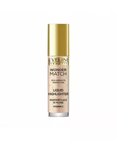Рідкий хайлайтер для обличчя Eveline Cosmetics Wonder Match Vitamin C Illuminating 01, 4,5 мл