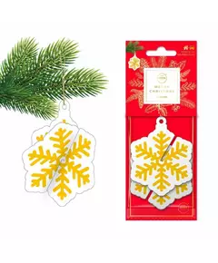 Ароматизатор повітря для приміщень Aroma Car Xmas 3D Snowflake Cinnamon