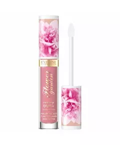 Блиск для губ Eveline Cosmetics Flower Garden 01 Delicate Rose, 4,5 мл