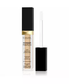 Кремовий консилер Eveline Cosmetics Wonder Match Hyaluronic Acid Satin Finish 10 Light Vanilla, 6,8 мл