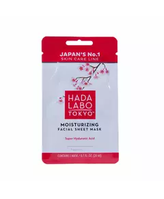 Увлажняющая тканевая маска для лица Hada Labo Tokyo Hyaluronic Acid, 20 мл