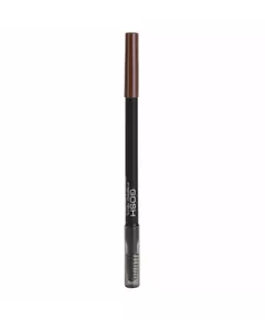 Кремовый карандаш для бровей с щёточкой 2-в-1 GOSH 01 Brown, 1,2 г