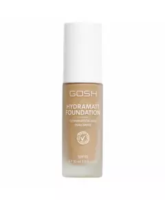 Матова рідка тональна основа GOSH Hydramatt 010Y Light Dark, SPF15, 30 мл