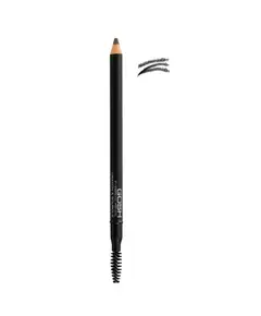 Кремовый карандаш для бровей с кисточкой 2-в-1 GOSH 02 Black, 1,2 г