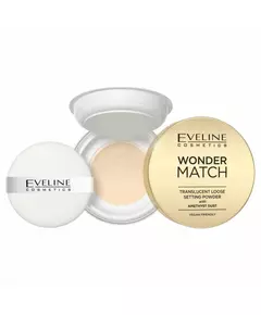 Розсипчаста фіксувальна пудра Eveline Cosmetics Wonder Match Translucent, 6 г