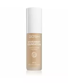 Матуюча рідка тональна основа GOSH Hydramatt 006N Medium Light, SPF 15, 30 мл
