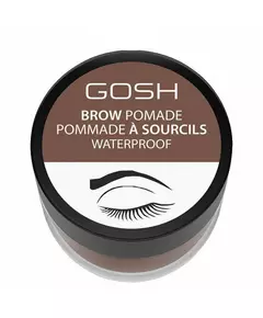 Водостійка помада для брів GOSH 001 Brown, 4 мл