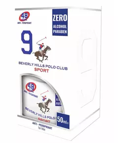 Антиперспирант-дезодорант спрей для мужчин Beverly Hills Polo Club 1982 - Sport 9, 50 мл