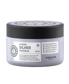 Увлажняющая крем-маска для ухода за волосами Maria Nila Sheer Silver, 250 мл