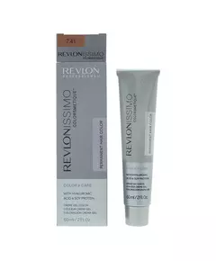 Стойкая краска для волос Revlon Revlonissimo Colorsmetique 7.41 Hazel Blonde, 60 мл