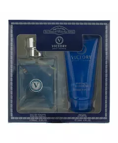 Набір туалетної води для чоловіків і гелю для душу Designer French Victory, 100 мл