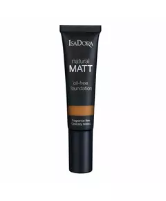 Матирующая жидкая тональная основа без масел IsaDora Natural Matt 25 Mocha, 35 мл