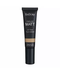 Матирующая тональная основа IsaDora Natural Matt Oil-Free 18 Almond, 35 мл