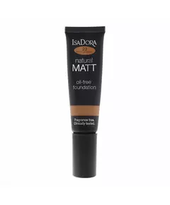 Матирующий жидкий тональный крем IsaDora Natural Matt Oil-Free, 23 Caramel, 35 мл