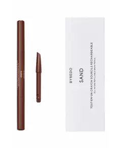 Водостійкий кремовий олівець для брів зі щіточкою 2-в-1 Byredo All-In-One 01 Sand, 0,5 г