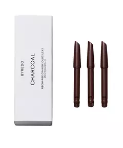 Набор кремовых карандашей для бровей Byredo All-In-One Eyebrow Cream Pencil 04 Charcoal Refill, 3 штуки