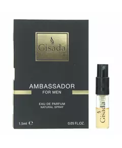 Пробник парфюмерной воды для мужчин Gisada Ambassador, 1,5 мл