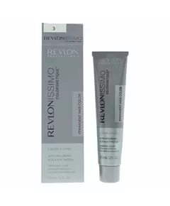 Стойкая краска для волос Revlon Revlonissimo Colorsmetique Hyaluronic 3 Dark Brown, 60 мл