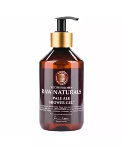 Очищающий гель для душа и волос Raw Naturals Pale Ale 100% vegan, освежающий и мужской, для всех типов кожи, 300 мл