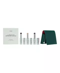 Набор многофункциональных теней-стиков для век Byredo 509 Solar Flare, Kumato Face, Flower Play, кожаный чехол, 3,5 г