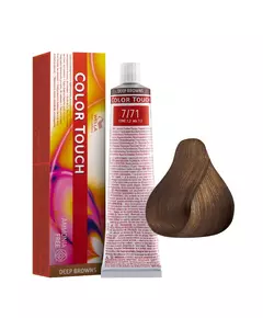 Безаміачна напівперманентна фарба для волосся Wella Professionals Color Touch 7/71, 60 мл