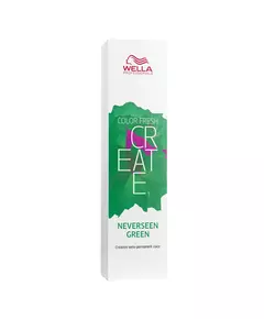 Полуперманентная краска для волос без аммиака Wella Professionals Color Fresh Create Neverseen Green, 60 мл