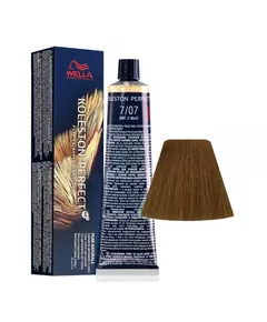 Стойкая краска для волос Wella Professionals Koleston Me+ Nº 7/07, 60 мл