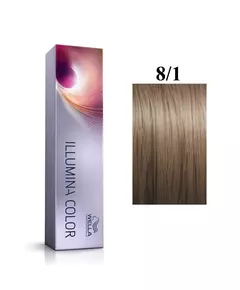 Стойкая краска для волос Wella Professionals Illumina Color 8/1, 60 мл