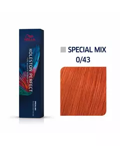 Стойкая краска для волос Wella Professionals Koleston Me+ Nº 0/43, 60 мл