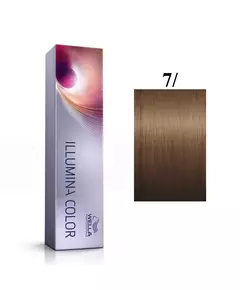 Стойкая краска для волос Wella Professionals Illumina Color 7/ Medium Blonde, 60 мл