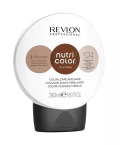 Стойкая краска для волос Revlon Nutri Color 524 Copper Brown, 240 мл