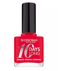 Лак для ногтей Deborah 10 Days Long EN870 Coral Red, 11 мл